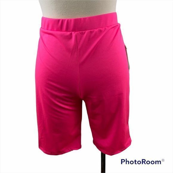 NWT BP Pink Neon Bike Shorts (S) - Picture 7 of 7